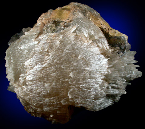 Strontianite over Fluorite from Ozark-Mahoning #1 (Minerva #1) Mine, Cave-in-Rock District, Hardin County, Illinois