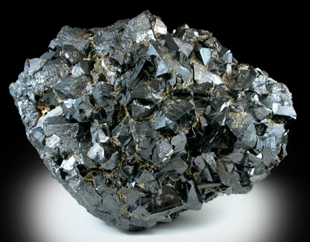 Cassiterite with Pyrite from Oruro District, Bolivia