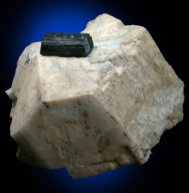 Ilvaite on Feldspar from Owyhee County, Idaho