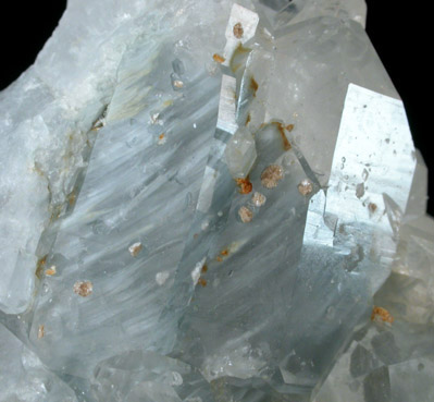 Quartz with Tourmaline inclusions from Capelinha, Minas Gerais, Brazil