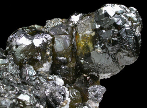 Sphalerite, Pyrite, Quartz from Commodore Mine, Creede District, Mineral County, Colorado