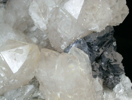 Quartz and Galena from Naica District, Saucillo, Chihuahua, Mexico