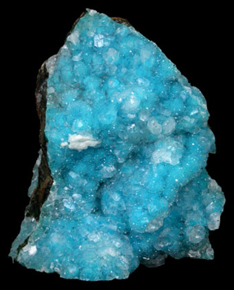 Chrysocolla with Quartz coating from Inspiration Mine, Globe-Miami District, Gila County, Arizona