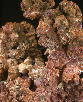 Copper with Cuprite from Ray Mine, Mineral Creek District, Pinal County, Arizona