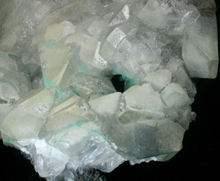 Anglesite on Galena from Touissit Mine, 21 km SSE of Oujda, Jerada Province, Oriental, Morocco