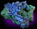 Azurite and Malachite from Tsumeb Mine, Otavi-Bergland District, Oshikoto, Namibia