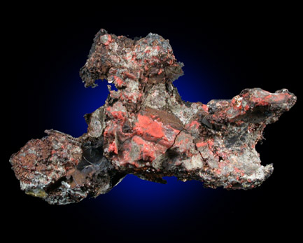 Silver and Copper (var. halfbreed) from Keweenaw Peninsula Copper District, Michigan