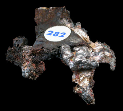Silver and Copper (var. halfbreed) from Keweenaw Peninsula Copper District, Michigan