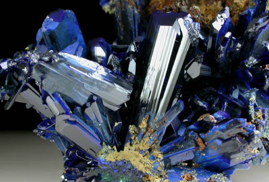 Azurite from Touissit Mine, 21 km SSE of Oujda, Jerada Province, Oriental, Morocco