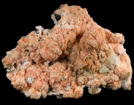Albite with Stilbite from Summit Quarry, Union County, New Jersey