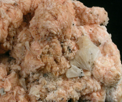 Albite with Stilbite from Summit Quarry, Union County, New Jersey