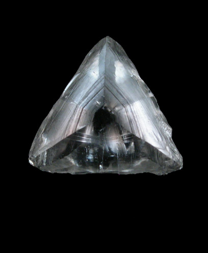 Diamond (3.89 carat macle, twinned crystal) from Northern Cape Province, South Africa