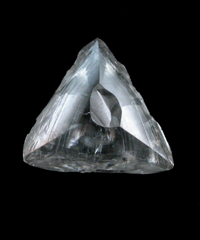 Diamond (3.89 carat macle, twinned crystal) from Northern Cape Province, South Africa