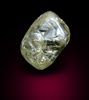 Diamond (1.17 carat yellow octahedral crystal) from Diamantino, Mato Grosso, Brazil