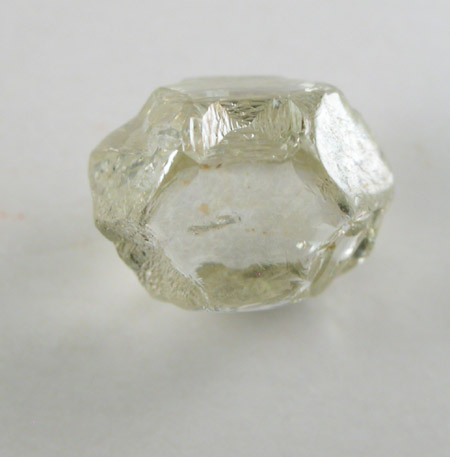 Diamond (1.57 carat yellow complex crystal) from Diamantino, Mato Grosso, Brazil