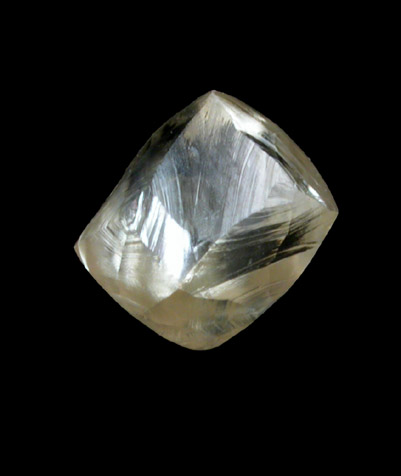 Diamond (1.26 carat hexoctahedral crystal) from Oranjemund District, southern coastal Namib Desert, Namibia