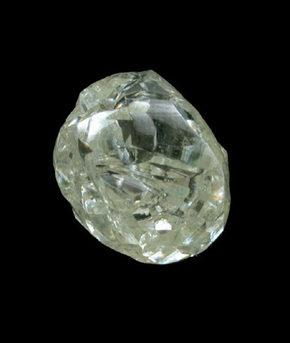 Diamond (1.80 carat yellow complex crystal) from Premier Mine, Gauteng Province, South Africa