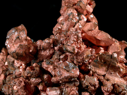 Copper (crystallized) from New Cornelia Mine, Ajo, Pima County, Arizona