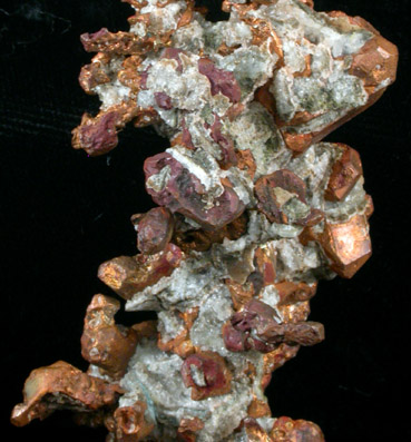 Copper (crystallized) from Phoenix Mine, Keweenaw Peninsula Copper District, Michigan