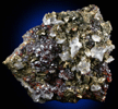 Calcite, Sphalerite, Chalcopyrite from Dalnegorsk, Primorskiy Kray, Russia