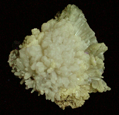 Aragonite var. Tarnowitzite from Tazouta, Sefrou Province, Fs-Boulemane, Morocco