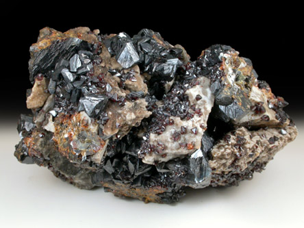 Sphalerite var. Ruby Jack from Mid-Continent Mine, Picher, Ottawa County, Oklahoma