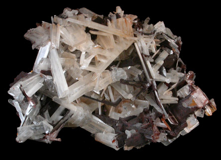 Cerussite and Goethite from Touissit Mine, 21 km SSE of Oujda, Jerada Province, Oriental, Morocco