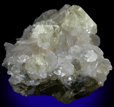 Danburite and Calcite from Charcas District, San Luis Potosi, Mexico