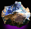 Azurite from Touissit Mine, 21 km SSE of Oujda, Jerada Province, Oriental, Morocco