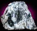 Stibnite in Calcite from Maramures, Romania