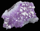 Quartz var. Amethyst with Dolomite from San Juan de las Rayas Mine, Guanajuato, Mexico