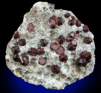 Almandine Garnet from Naples, Cumberland County, Maine