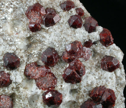 Almandine Garnet from Naples, Cumberland County, Maine