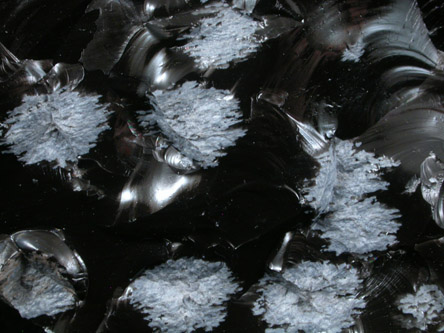 Obsidian with Cristobalite inclusions (Snowflake Obsidian) from California
