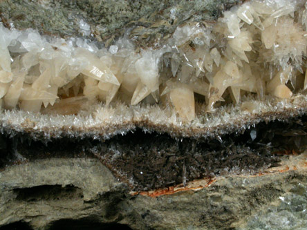 Calcite from Chimney Rock Quarry, Bound Brook, Somerset County, New Jersey