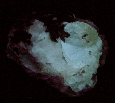 Witherite with Fluorite and Sphalerite from Cave-in-Rock District, Hardin County, Illinois