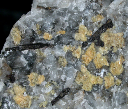 Warwickite with Chondrodite from Warwick, Orange County, New York (Type Locality for Warwickite)