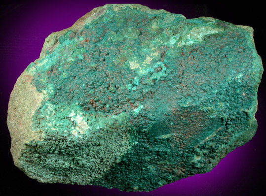 Pseudomalachite and Psilomelane from Schuyler Copper Mine, North Arlington, Bergen County, New Jersey