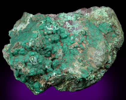 Pseudomalachite and Chrysocolla from Schuyler Copper Mine, North Arlington, Bergen County, New Jersey