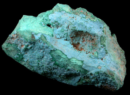 Pseudomalachite and Chrysocolla from Schuyler Copper Mine, North Arlington, Bergen County, New Jersey