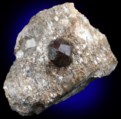 Almandine Garnet from Hedgehog Hill, Peru, Oxford County, Maine