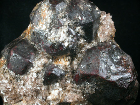 Almandine Garnet from Hedgehog Hill, Peru, Oxford County, Maine