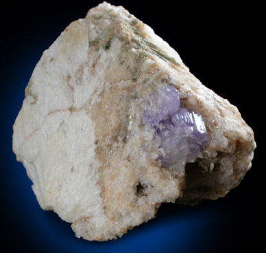 Fluorapatite in Albite from Harvard Quarry, Noyes Mountain, Greenwood, Oxford County, Maine
