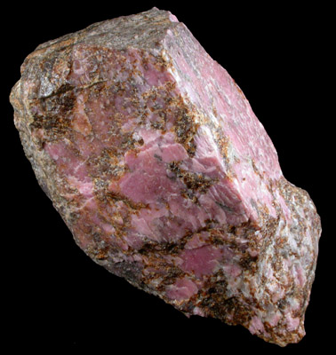 Rhodonite from Franklin Mining District, Sussex County, New Jersey