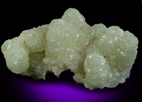 Prehnite from Prospect Park Quarry, Prospect Park, Passaic County, New Jersey