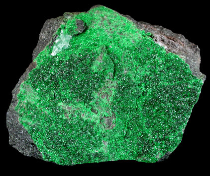 Uvarovite Garnet from Saranovskoye Mine, Sarany, Permskaya Oblast', Ural Mountains, Russia (Type Locality for Uvarovite)