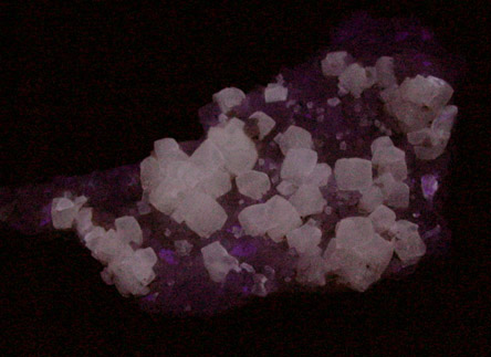 Calcite, Quartz, Stilbite from Laurel Hill (Snake Hill) Quarry, Secaucus, Hudson County, New Jersey