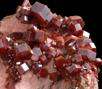 Vanadinite from Mibladen, Haute Moulouya Basin, Zeida-Aouli-Mibladen belt, Midelt Province, Morocco