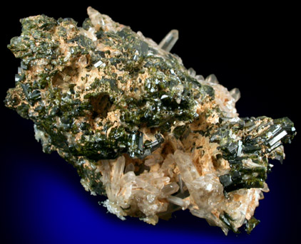 Epidote with Quartz from Green Monster Mountain-Copper Mountain area, south of Sulzer, Prince of Wales Island, Alaska