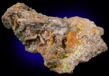 Willemite with Wulfenite from Mammoth-St. Anthony Mine, Tiger District, Pinal County, Arizona